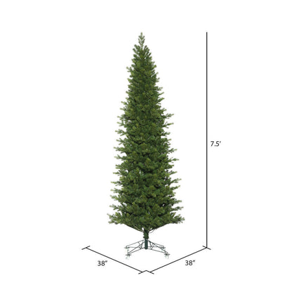 Vickerman 7.5' x 38" Eagle Fraser Slim Artificial Christmas Tree Unlit