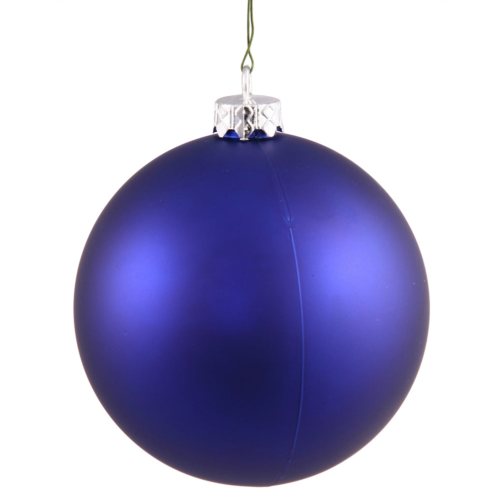 Vickerman 10" Cobalt Matte Ball Ornament