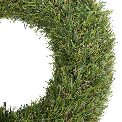 Vickerman 10" Artificial Green Grass Wreath Pack of 2