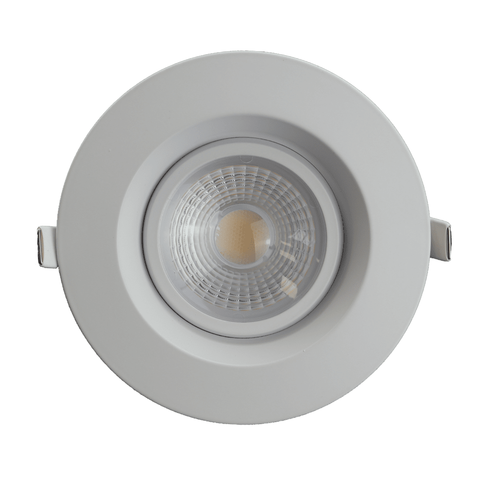 Goodlite LED 4 Inch Regress Round Gimbal Luminaire, Selectable Color Temperature