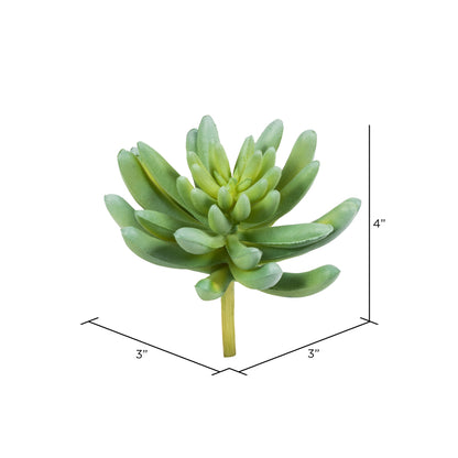 Vickerman 4" Artificial Assorted Succulent Picks Set of 4