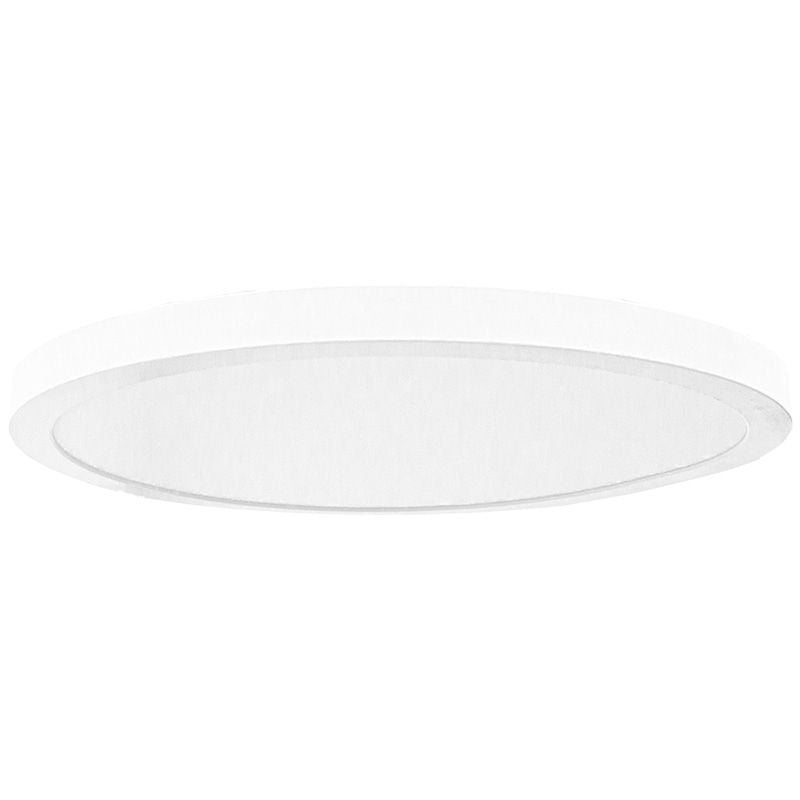 Westgate 8In 14W 980 Lumens Flush-Mount 5Cct, Cr90, 120V, Ugr<19, Residential Lighting, 14W, 980 Lumens, 27K/30K/35K/40K/50K, White Finish, TRIAC