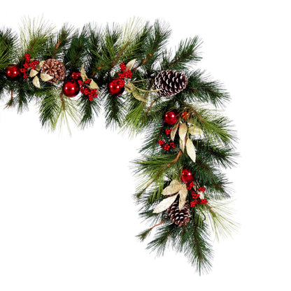 Vickerman 6' x 16" Artificial Christmas Garland unlit