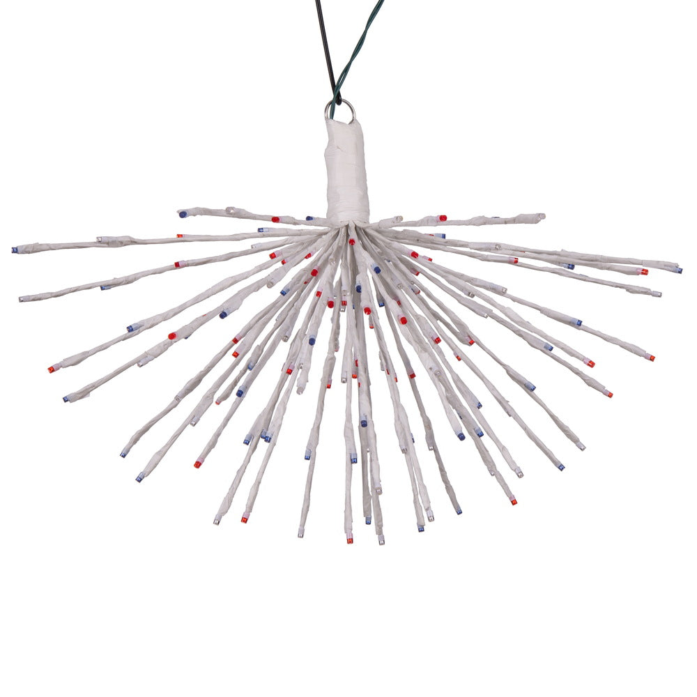 Vickerman 160Lt x 24" White Starburst Blue 5mm Twinkle LED Lights.