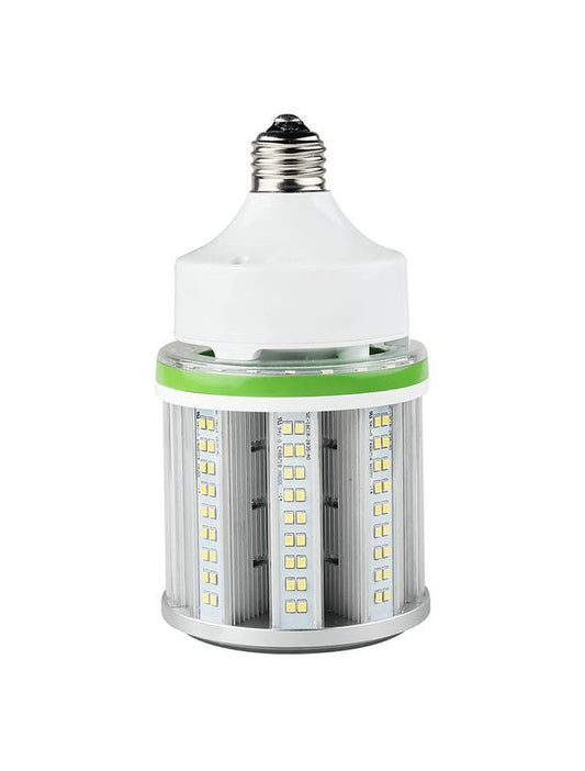 Westgate High-Lumen LED Corn Lamp With Up Light, 100~277V AC, Industrial Lighting, 27W, 3510 Lumens, 3000K, White Finish