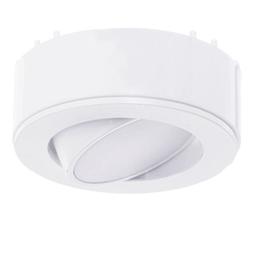 Westgate 12V Adj. Slim Puck Light, ETL, 4000K, White, Undercabinet Lighting, 4.5W, 250 Lumens, 4000K, White Finish, TRIAC Dimming