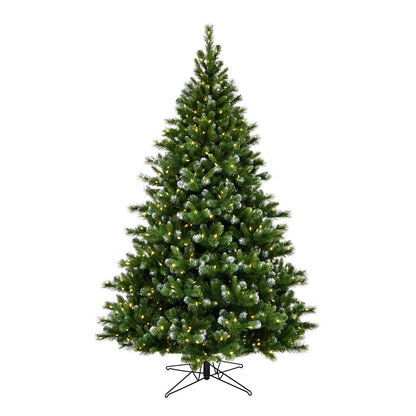 Vickerman 9' x 66" New Haven Spruce Artificial Christmas Tree Warm White Dura-lit LED Lights