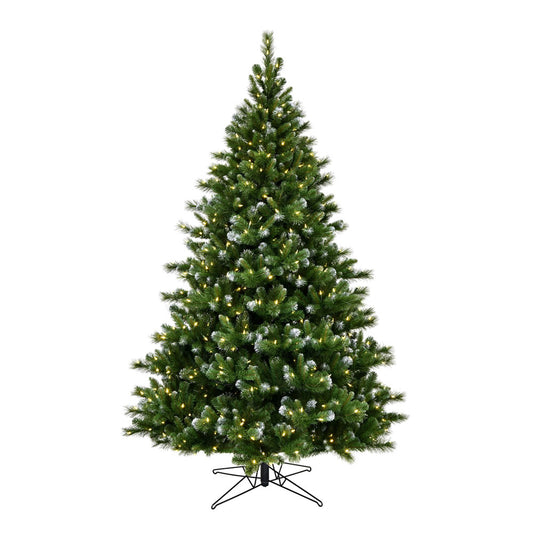 Vickerman 9' x 66" New Haven Spruce Artificial Christmas Tree Warm White Dura-lit LED Lights