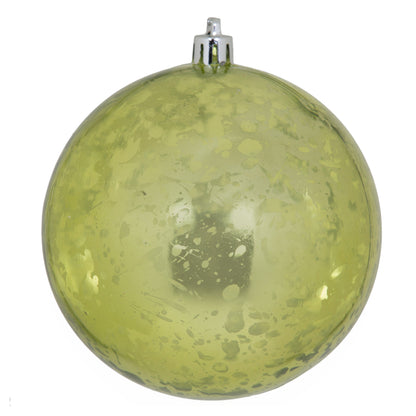 Vickerman 4" Lime Shiny Mercury Ball Ornament 6 per Bag.