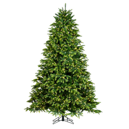 Vickerman 7.5' x 60" Deluxe Balsam EZ Plug Artificial Christmas tree Warm White Dura-Lit LED Lights