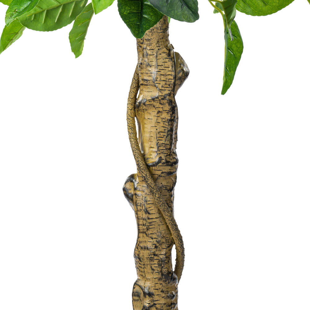 Vickerman 51" Artificial Green and Yellow Real Touch Lemon Tree.