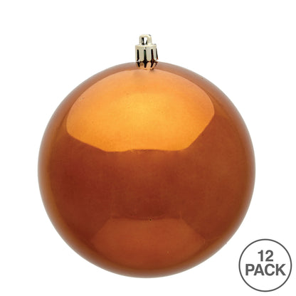 Vickerman 2.75" Copper Shiny Ball Ornament 12 per Bag