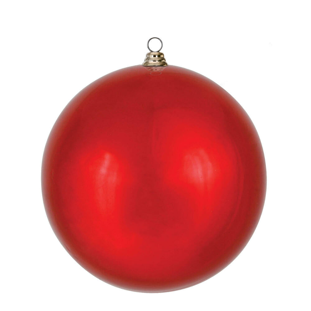 Vickerman 15.75" Red Shiny Ball Ornament