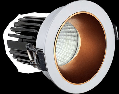 Westgate LED Winged Recessed Light, Residential Lighting, 7W, 500 Lumens, 2700K, Matte Gold Finish, TRIAC LED Dimmer