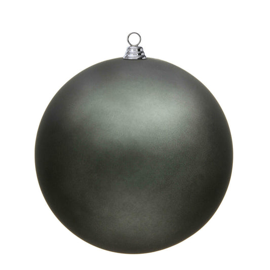 Vickerman 15.75" Pewter Matte Ball Ornament