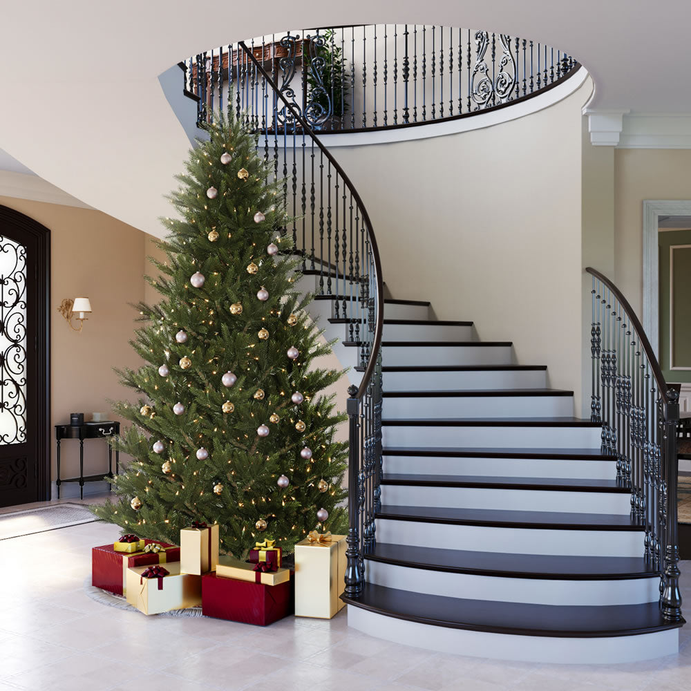 Vickerman 6.5' x 51" Fresh Fraser Fir Artificial Christmas Tree Warm White Dura-lit LED Lights