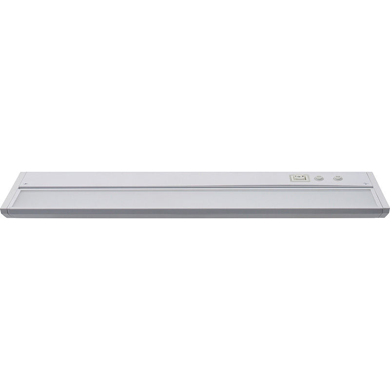 Westgate 18In Adj. Head Under Cab. 3Cct + 9 RGB Modes, Push-Button Control, Cords Incl., White, Undercabinet Lighting, 8W, 440 Lumens, 30K/40K/50K + RGB, White Finish None
