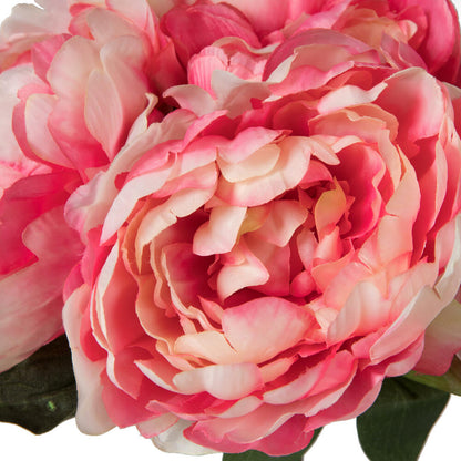 Vickerman 20" Artificial Pink Peony Bunch.