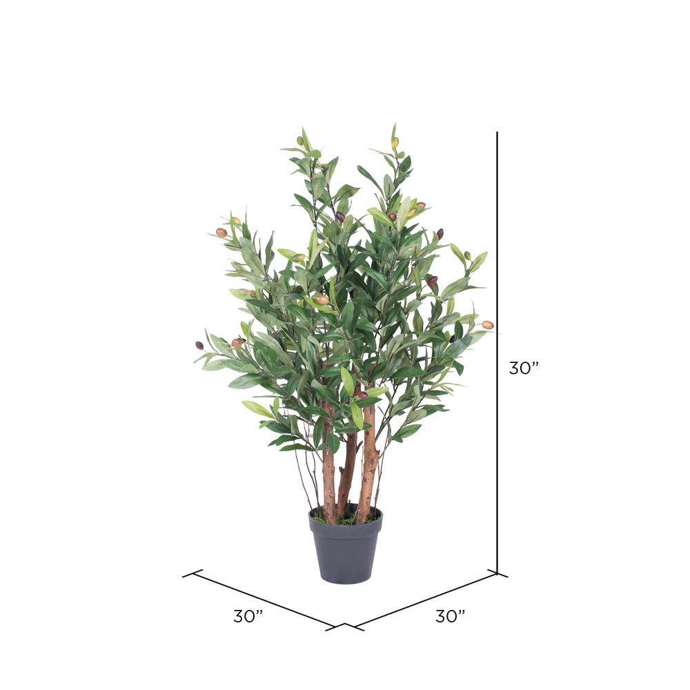 Vickerman 30" Artificial Olive Tree.