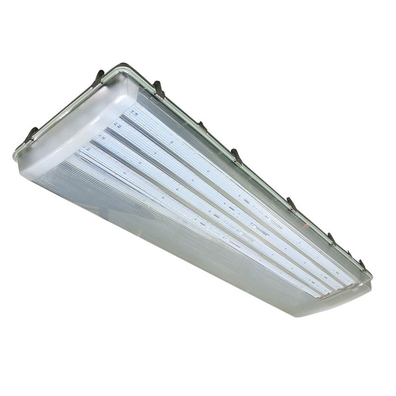 Westgate LED Linear Vapor Light, Industrial Lighting, 100W, 13500 Lumens, 4000K, White Finish, 0~10V Dimmable