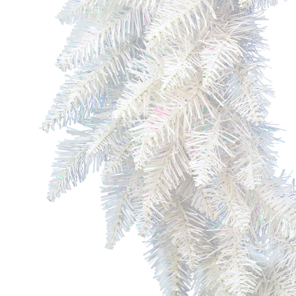 Vickerman 30" Sparkle White Spruce Artificial Christmas Wreath Unlit