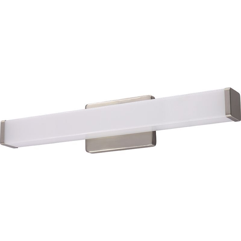 Westgate LED Vanity Bath Bar, Multi Color Temp, 12In, Bn, Commercial Indoor Lighting, 12W, 1020 Lumens, 27K/30K/35K/40K/50K