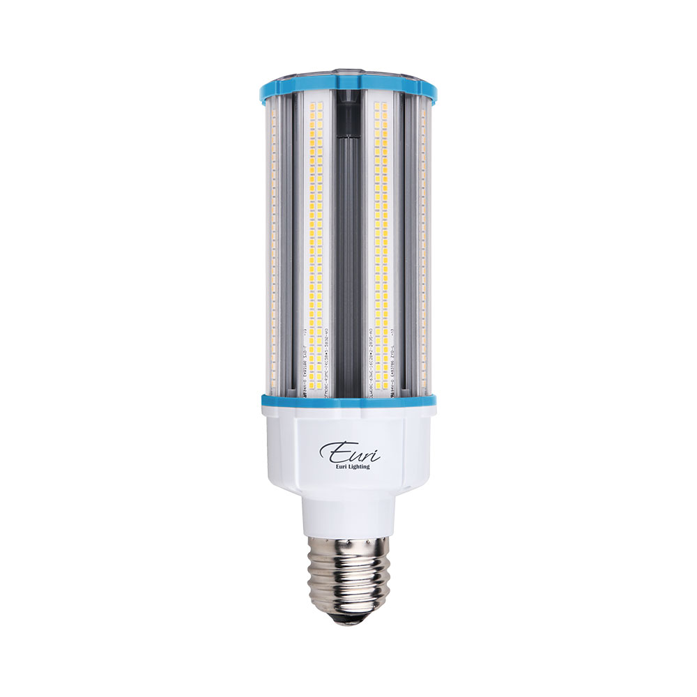 Euri Lighting ECB63W-303SW Commercial LED 36/54/63-Watt Equivalent Corn Cob Bulb 3 Color and 3 Wattage Selectable Type B Bypass Ballast E39 Base 3000K/4000K /5000K
