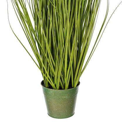 Vickerman 48" Artificial Potted Green Grass and Daisies.