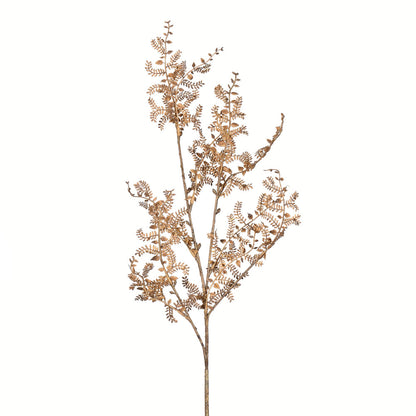 Vickerman 27" Artificial Snake Fern Spray. Includes 6 sprays per pack.