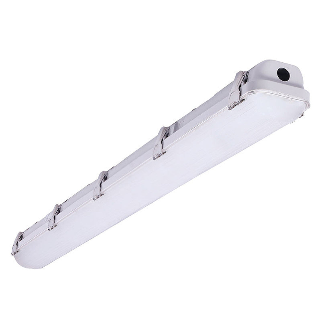 Westgate 4Ft Vapor Tight Highbay Selectable 150/175/200W 35/40/50K DLC Prem. Nsf Nema 4X, Industrial Lighting, 150W/175W/200W, 150 Lumens/W, 35K/40K/50K, White Grey Finish, 0-10V