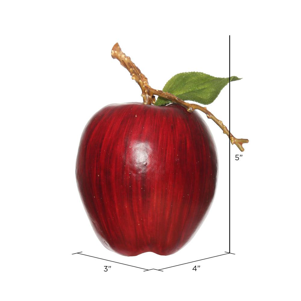 Vickerman 80MM Artificial Red Apple 6 per Bag