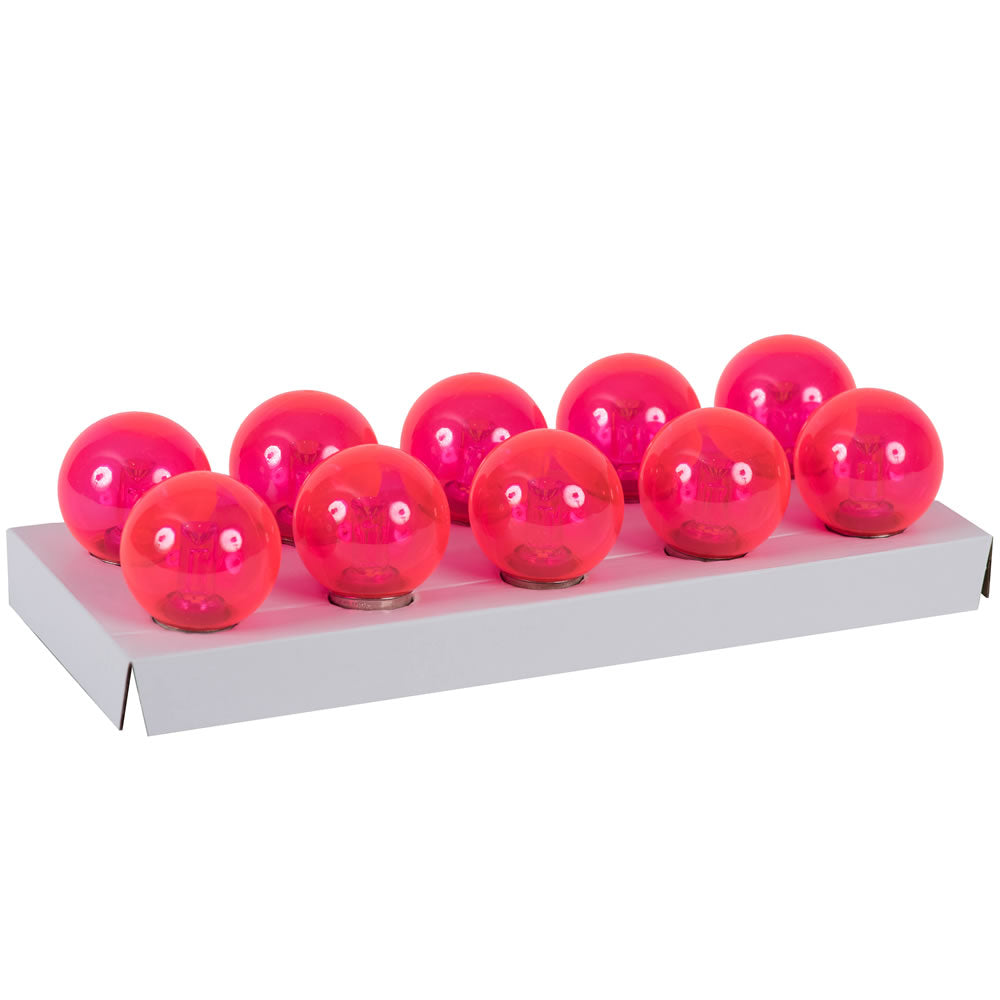 Vickerman G50 PINK SMD Tube LED Bulb 10/Bag