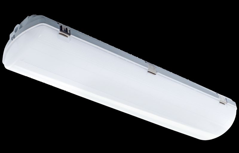 Westgate 2Ft Vapor Tight 25W 120-277V 35/40/50K 0-10V, Industrial Lighting, 25W, 3125 Lumens, 3500K/4000K/5000K, White Finish, 0~10V Dimmable