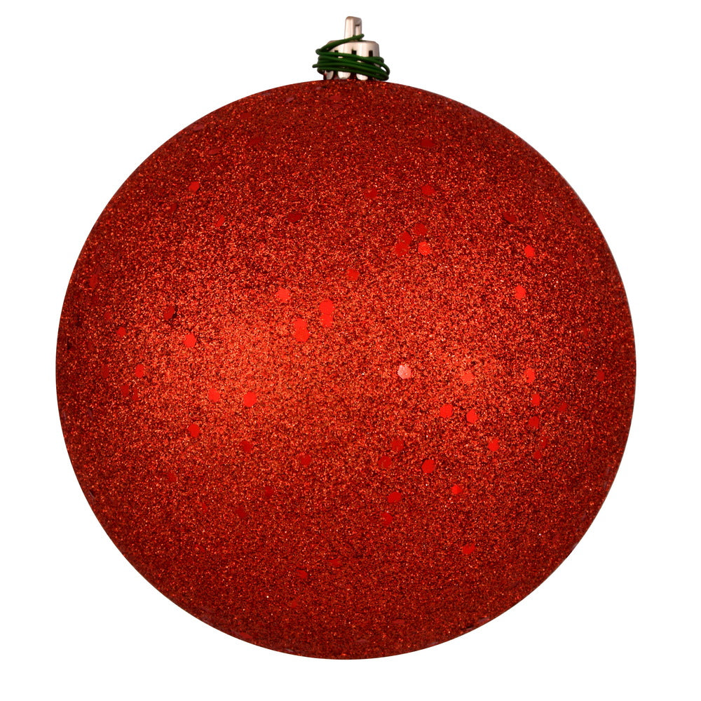 Vickerman 6" Bittersweet Sequin Ball Ornament 4 per Bag