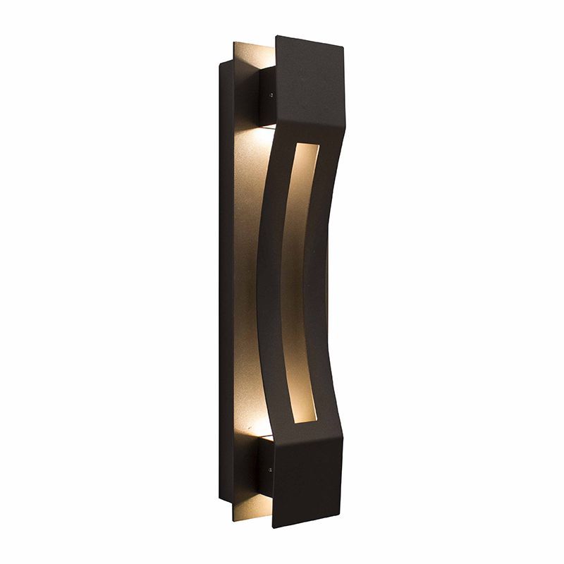 Westgate Crest Wall Scone Cover, Curve Type, Bronze, Outdoor Lighting, Bronze Finish