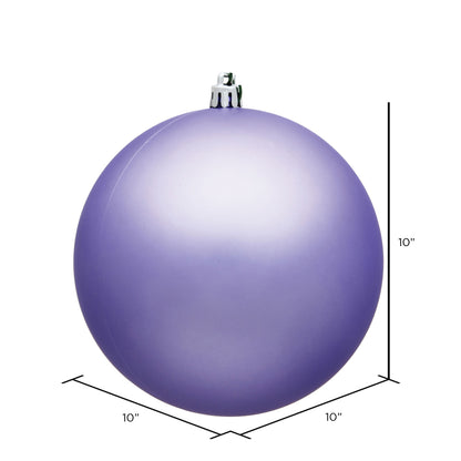 Vickerman 10" Lavender Matte Ball Ornament