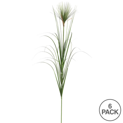 Vickerman 40" Artificial Green Grass Spray. Includes 6 sprays per pack.