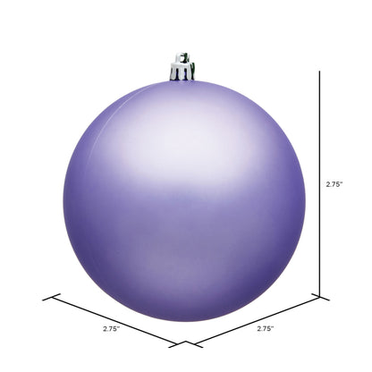 Vickerman 2.75" Lavender Matte Ball Ornament 12 per Bag