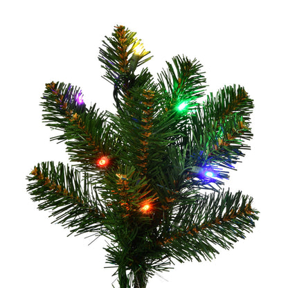 Vickerman 24' x 106" Artificial Pre-Lit Slim Grand Teton Frame Tree with LED Multi-Colored 5mm Single Mold Lights