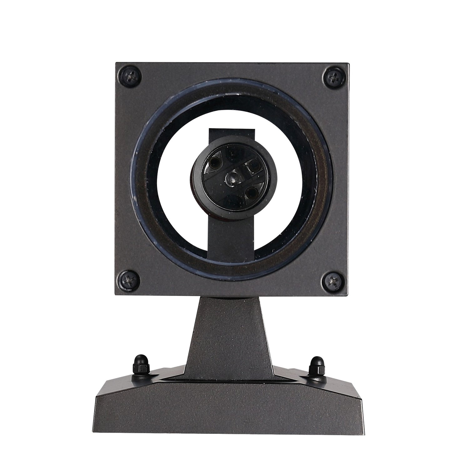 ASD Lighting BULB Square Outdoor Wall Cylinder, Up and Downlight Fixture, 120V, 60W Max, 11.81", 50°, Black Finish