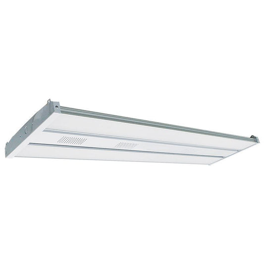 Westgate LED Linear High Bay, 480V, Industrial Lighting, 100W/150W/200W, 155 Lumens/W, 5000K, White Finish, 0~10V Dimmable