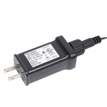 Vickerman 144 Orange LED Cluster Light Set 24' Christmas Light Set Black Wire