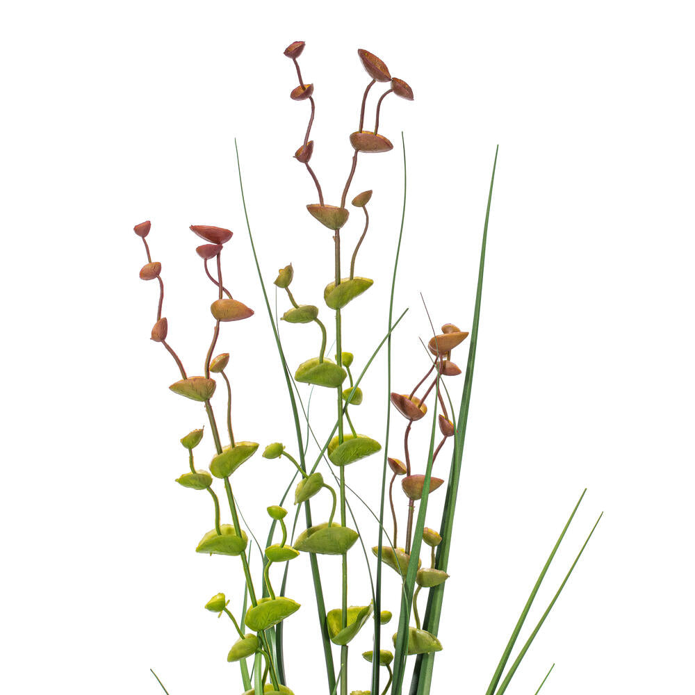 Vickerman 36" Artificial Green Grass and Eucalyptus Spray. Includes 6 sprays per pack.