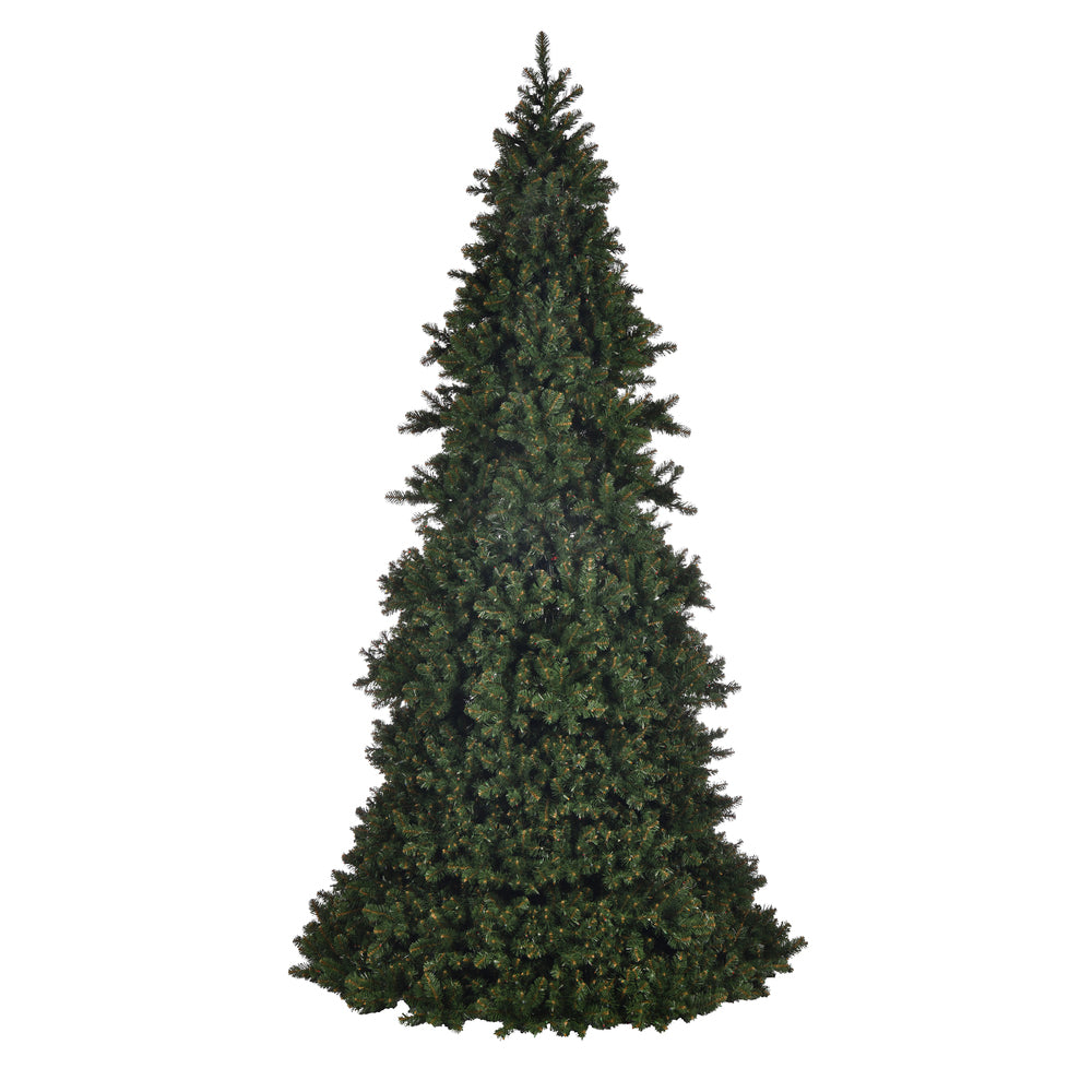 Vickerman 24' x 106" Artificial Pre-Lit Slim Grand Teton Frame Tree with LED Multi-Colored 5mm Single Mold Lights