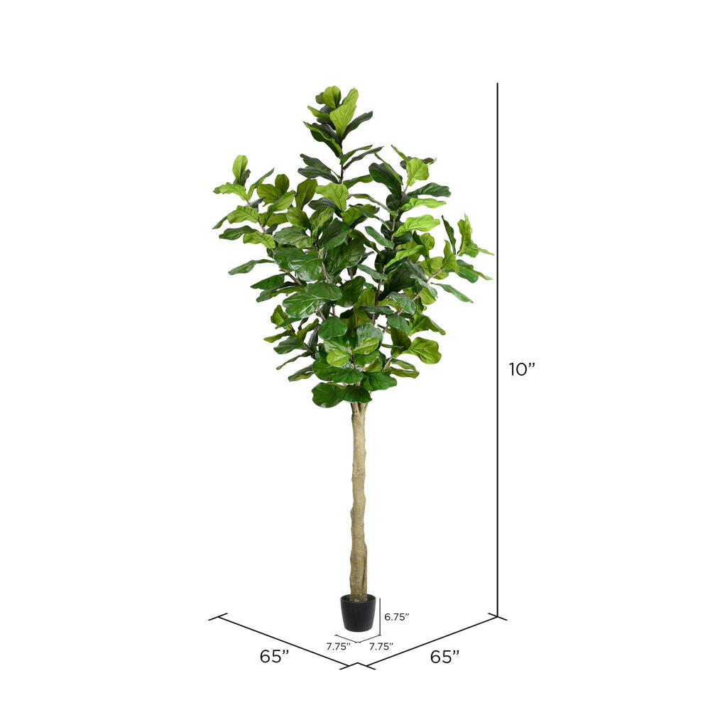 Vickerman 10' Artificial Potted Fiddle Tree.