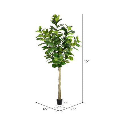 Vickerman 10' Artificial Potted Fiddle Tree.
