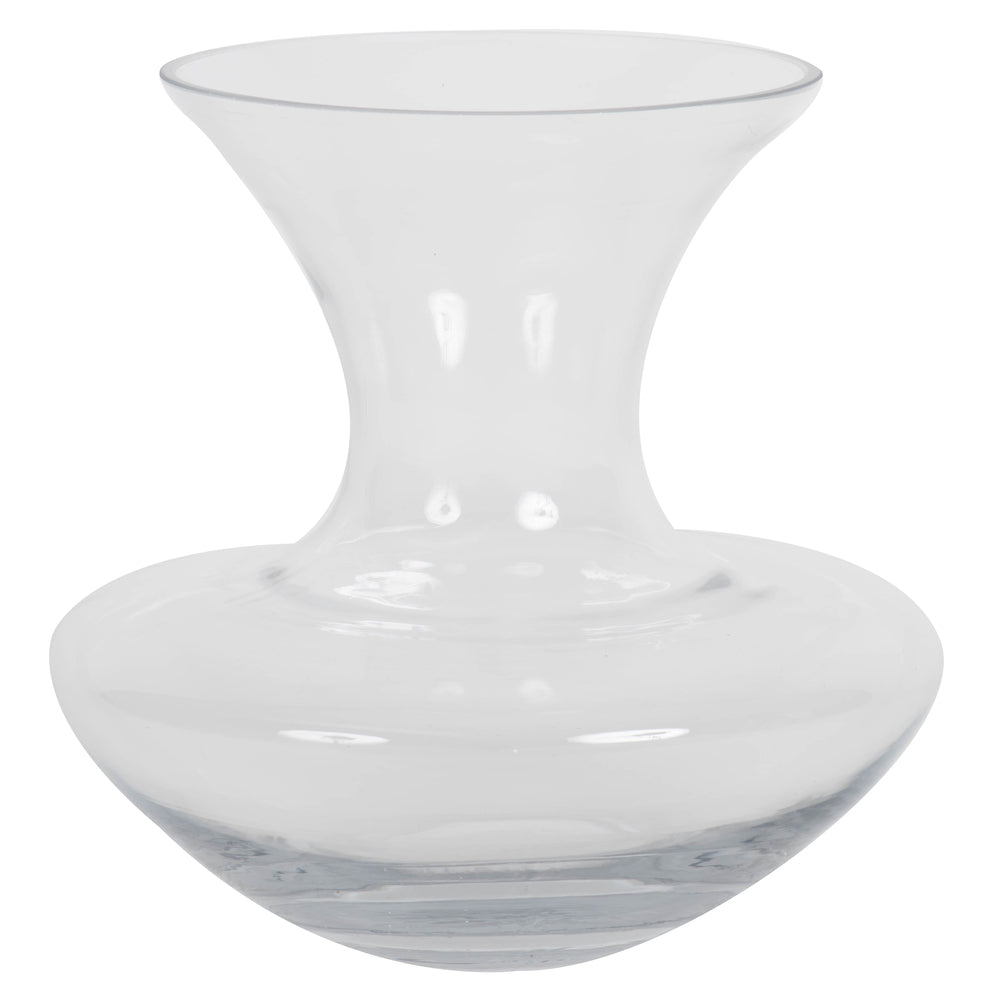 Vickerman 9" Clear Gourd Glass Container