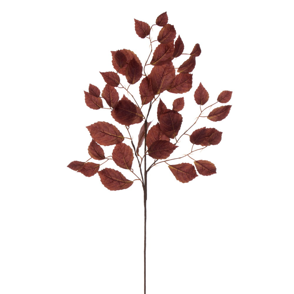Vickerman 32" Dark Brown Artificial Leaf Spray 3 per bag.
