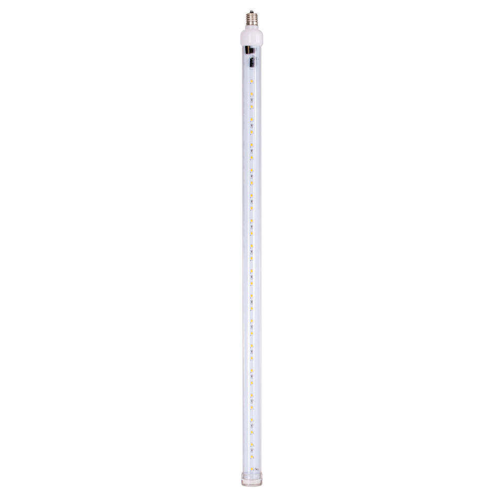 Vickerman 5 Pack of 24" Warm White LED SnowFall Tube Bulb C9-E17 Nickel Base.