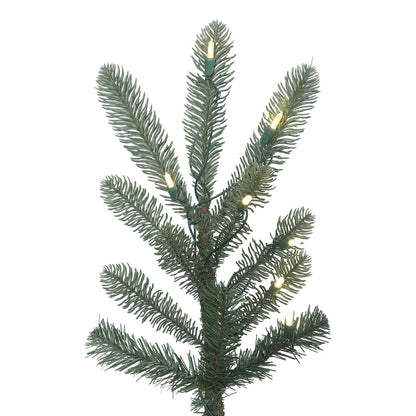 Vickerman 9' Alberta Blue Spruce Artificial Christmas Tree Warm White Dura-lit LED Lights